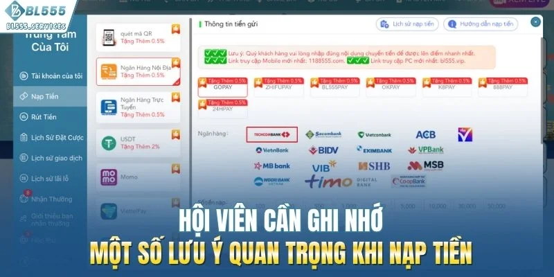 Hội viên cần ghi nhớ một số lưu ý quan trọng